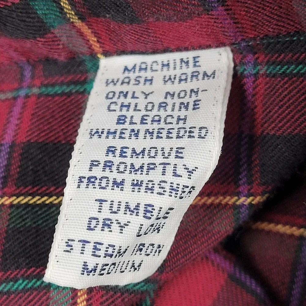 Polo Ralph Lauren Men's Tartan Pattern Plaid Button-Front Shirt Size Large